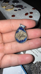 Tear Drop Memorial Necklace – Personalized or Classic in Sterling Silver