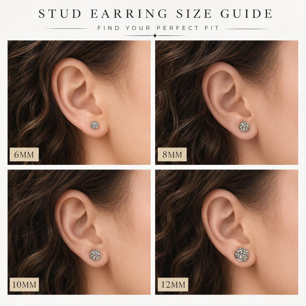 Mystic Opal Holographic Stud Earrings